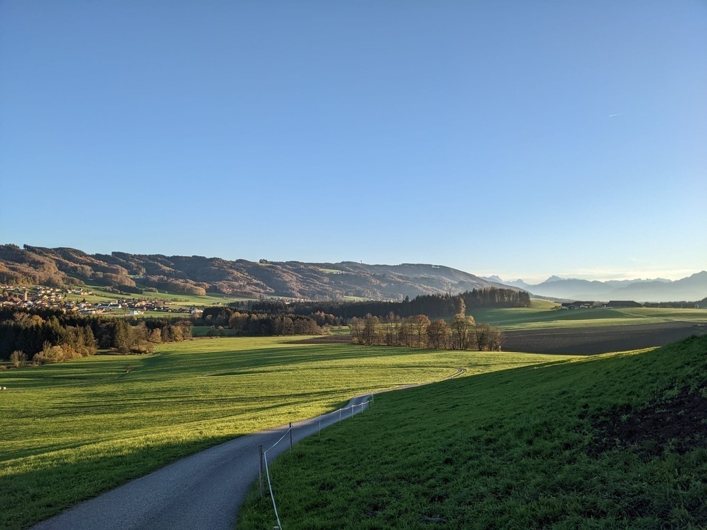 Der Haunsberg in unserer Nähe lädt zu Spaziergängen ein 