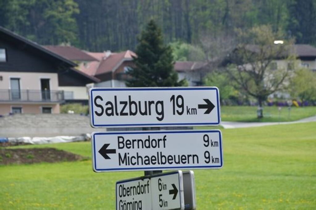 19 km bis zur Stadt Salzburg 