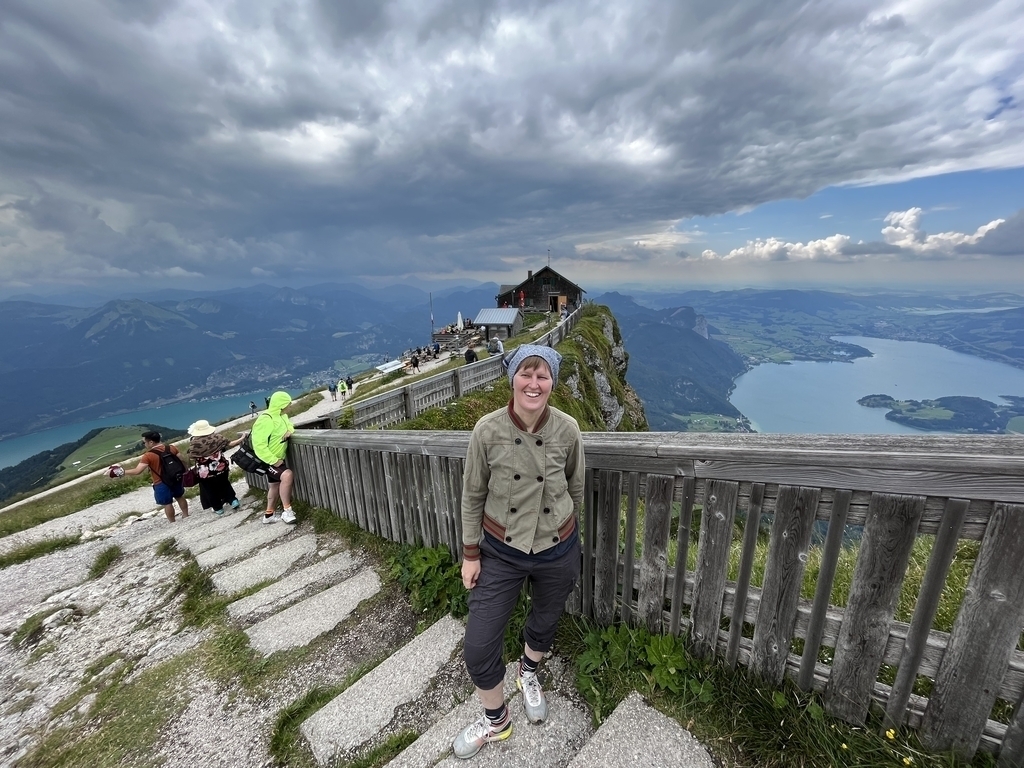 Schafberg: Blick auf den Mondsee / view to lake Mondsee