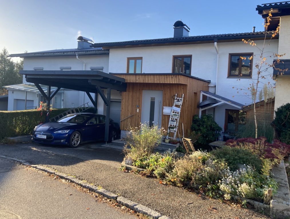 front view of the house 