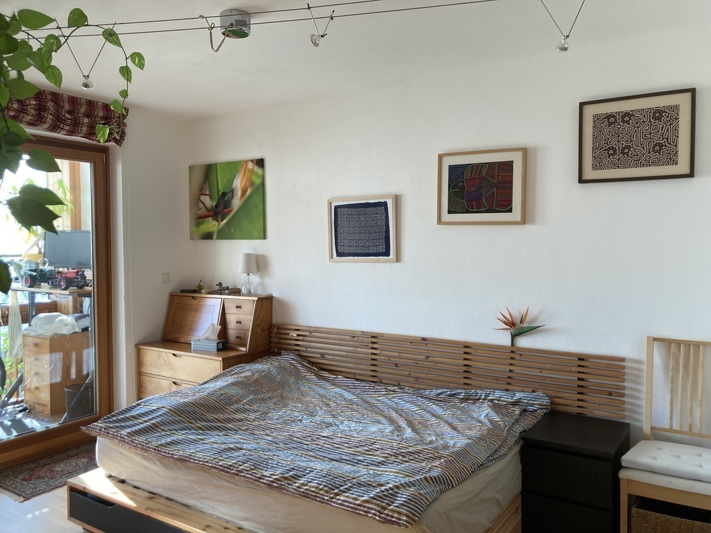 guest room with double bed