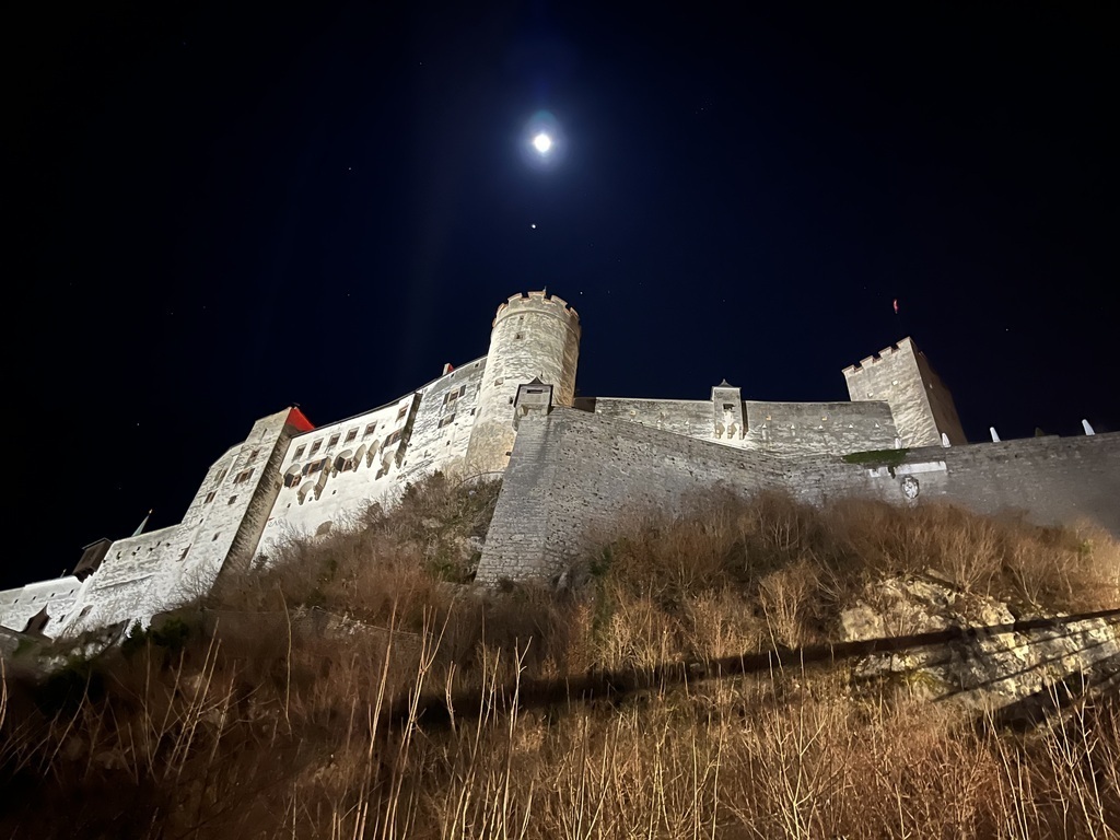 Festung Hohe Salzburg von Salzachgässchen