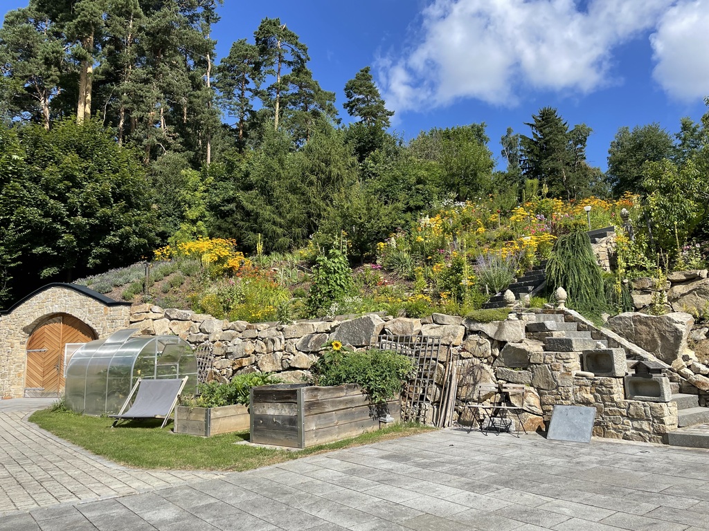 Garten hinter dem Haus