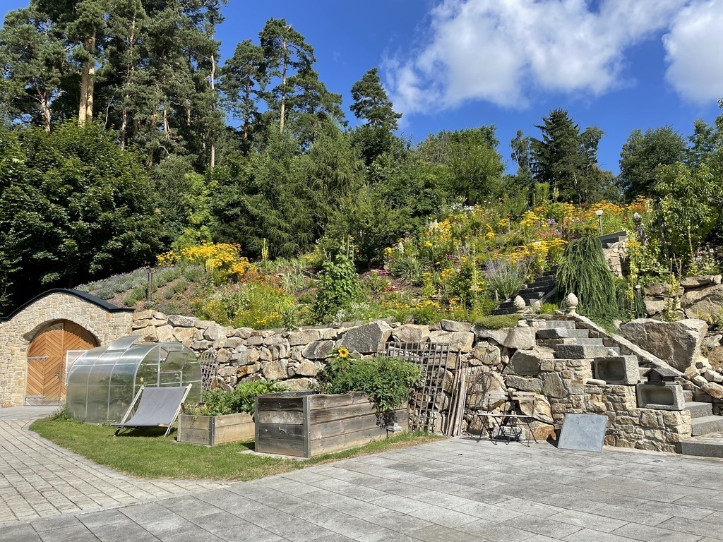 Garten hinter dem Haus