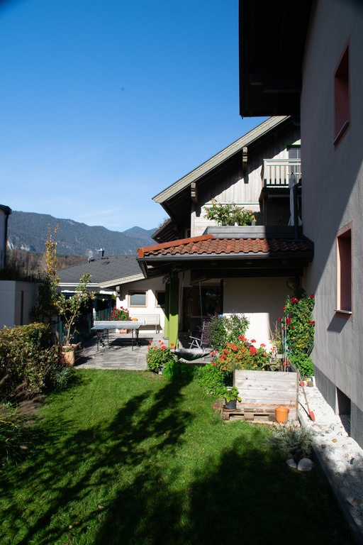 Garden with table tennis