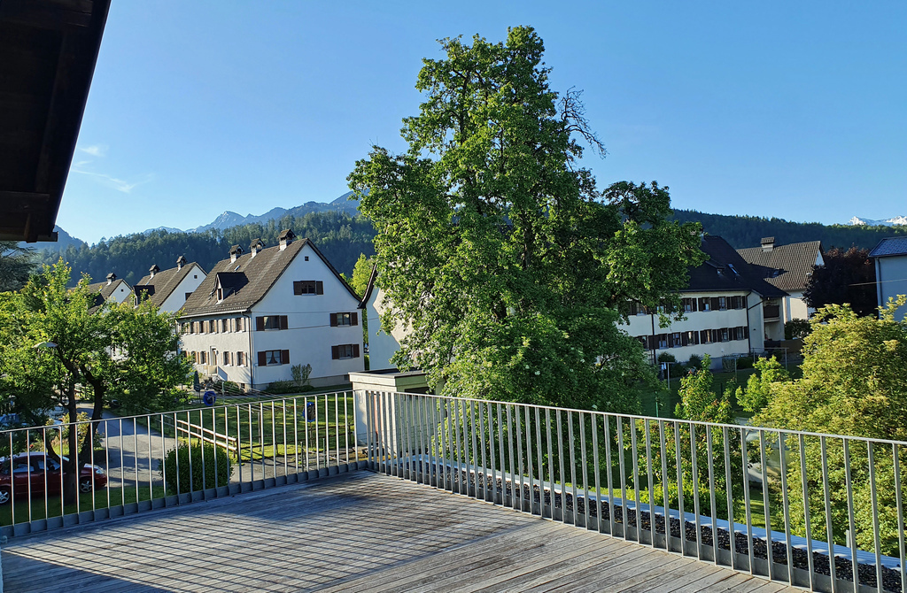 view towards east from the upper terrace