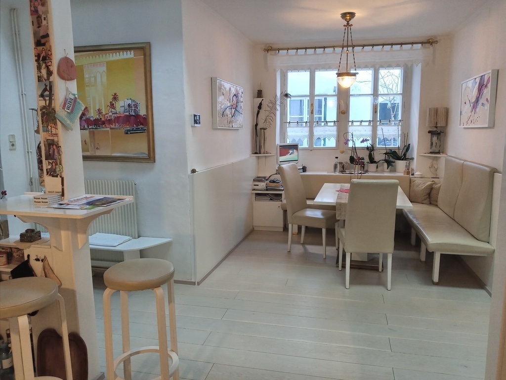 kitchen with dining area