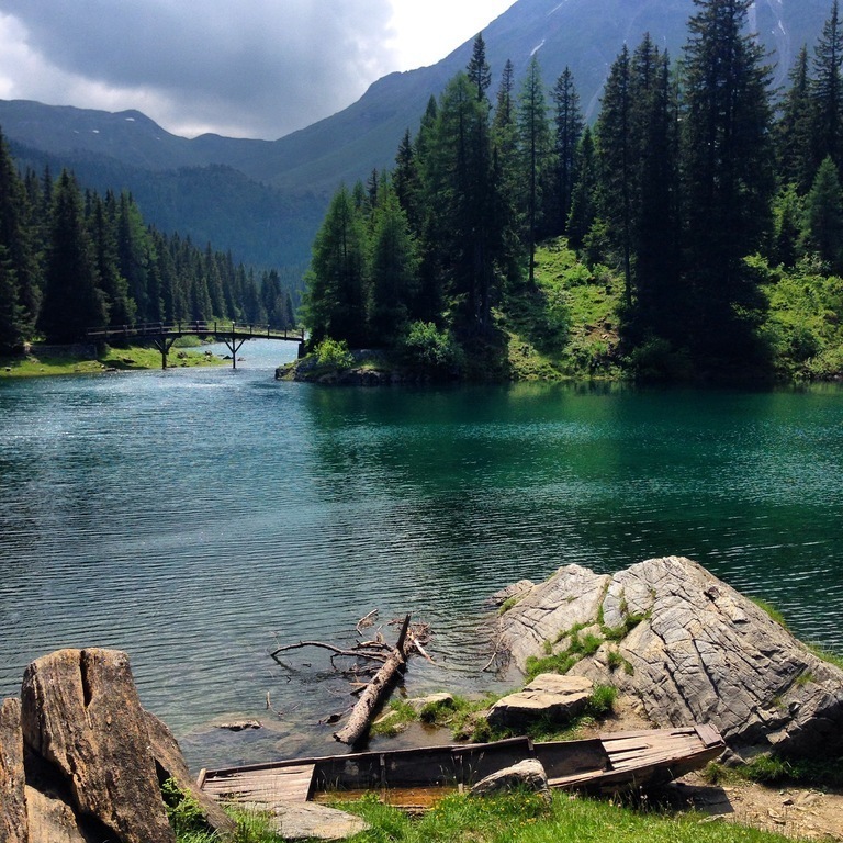 Obernberger See, lake Obernberg