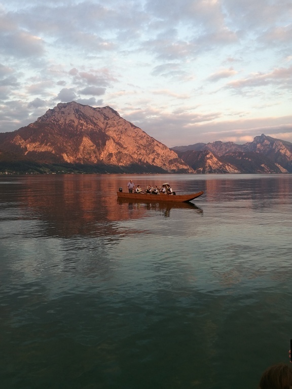evening at lake Traunsee