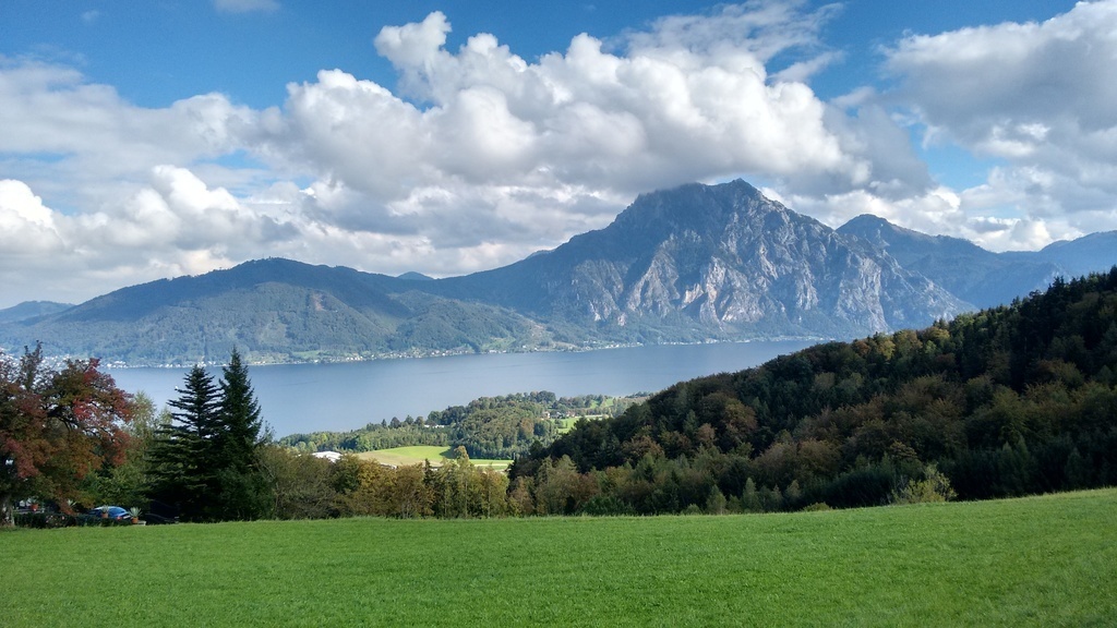 view from Grasberg in Altmünster