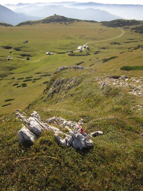 Alpine pasture where you can stay overnight