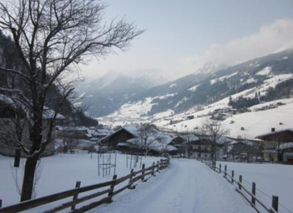 Above our house in Bad Hofgastein, perfect for sledging