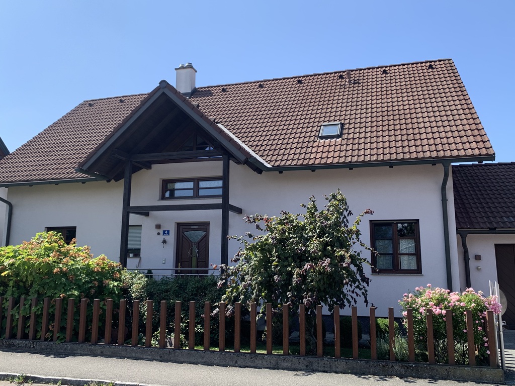 House from the front 