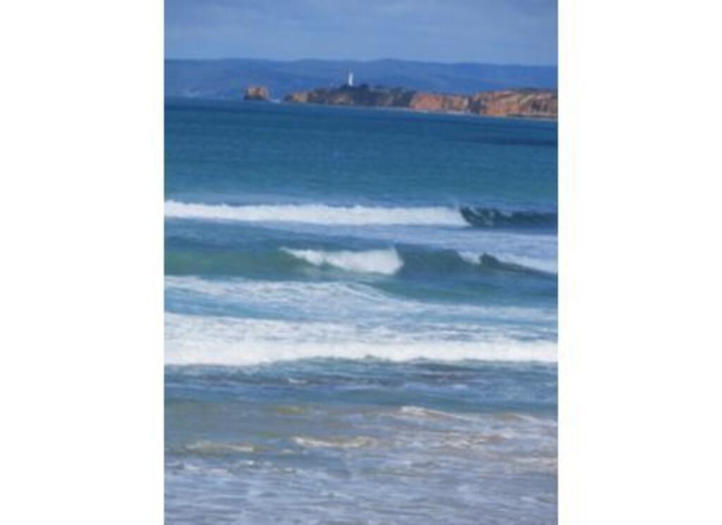 Surfing beach at the end of the street