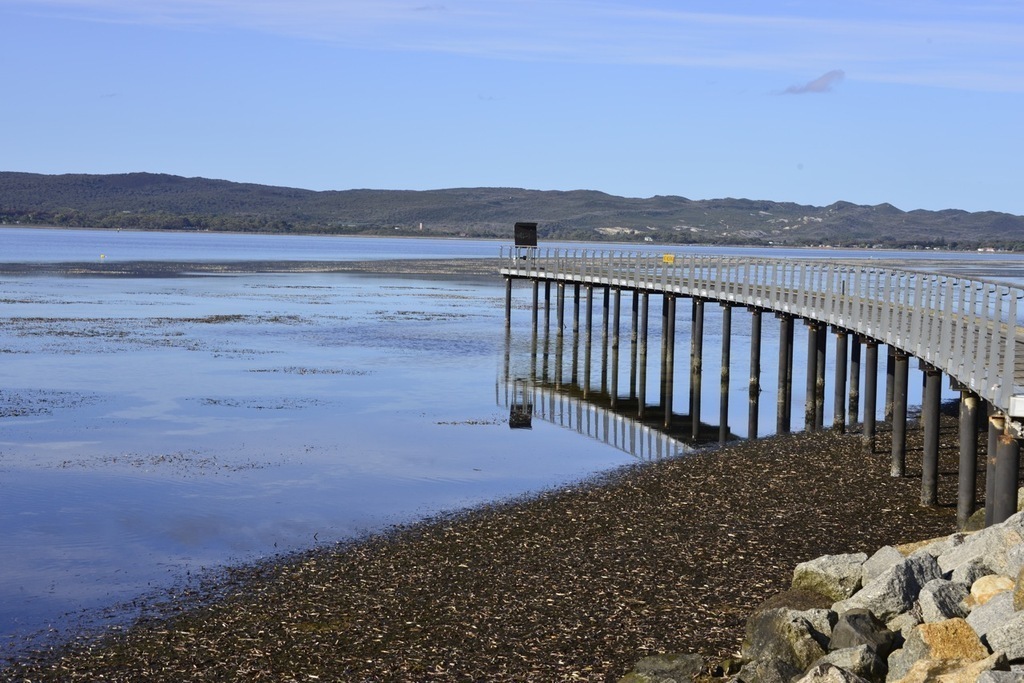 Small jetty below our house