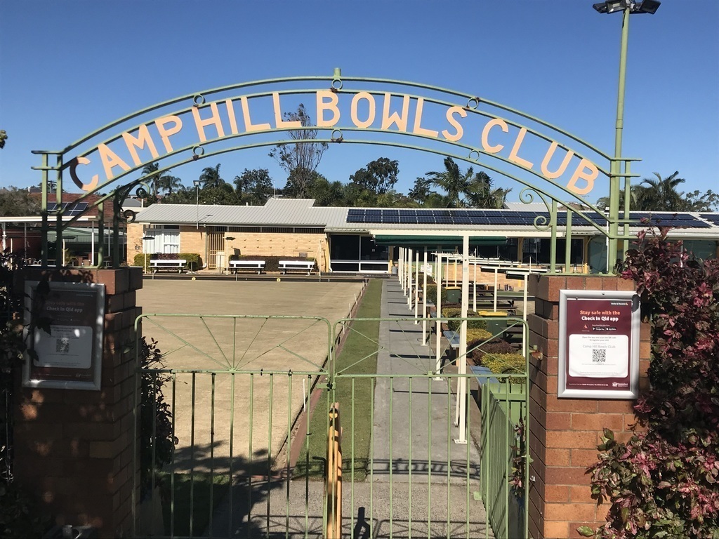 Camp Hill Bowls Club - walk there for a Thai meal or family bowls on Sundays!