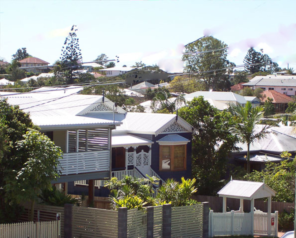 Looking over the street