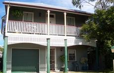 Our home on the top of the hill - a 'Queenslander' style house