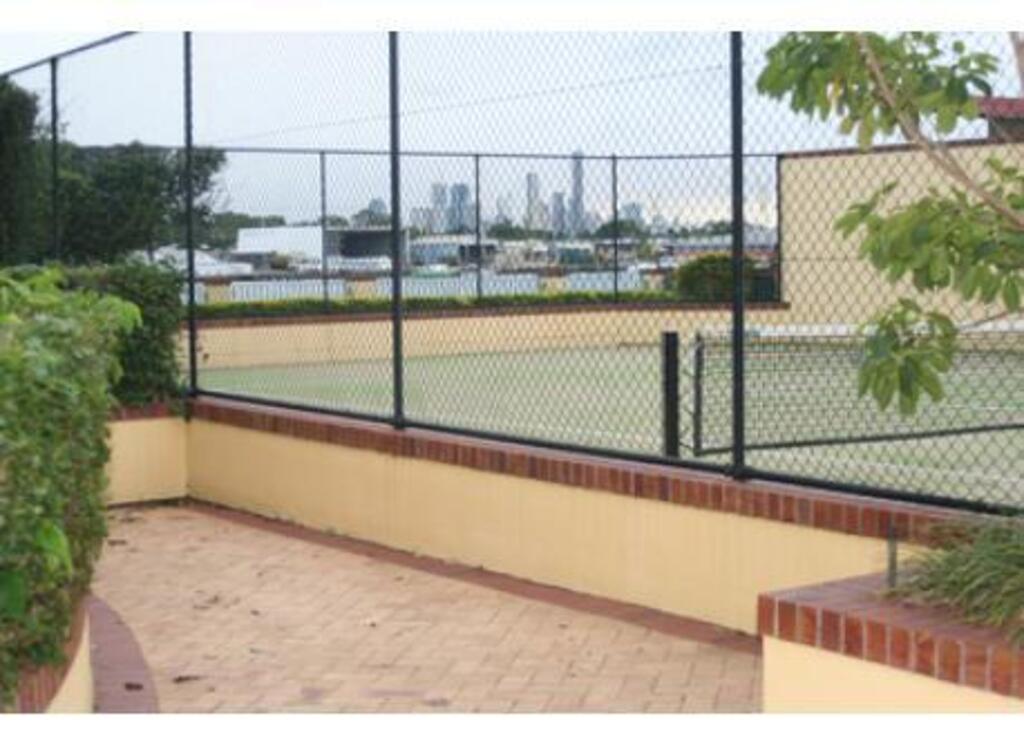 Private tennis court