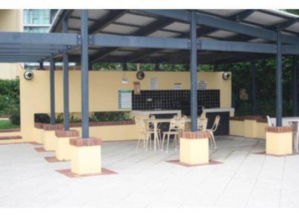 Barbeque area near private heatedpool