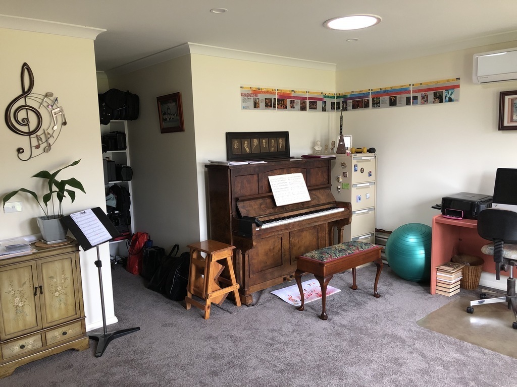 The music room