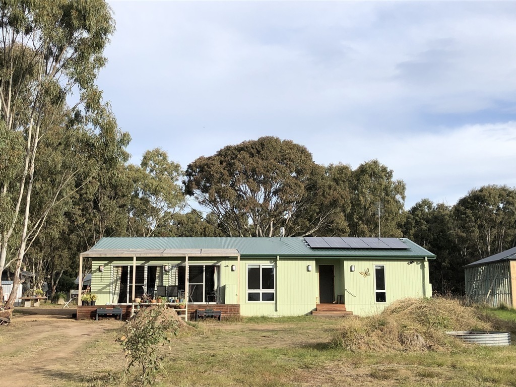 The house from the road.
