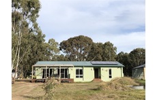 The house from the road.