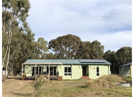 The house from the road.