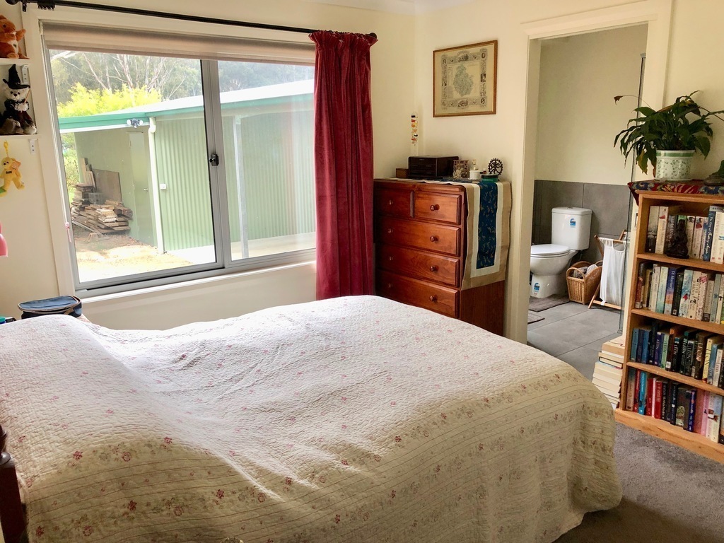 bedroom 2 with ensuite, double sized bed.