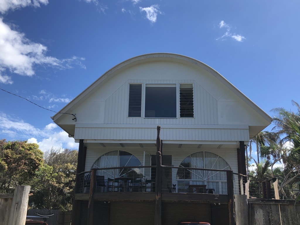 Front of house - Studio is at the back