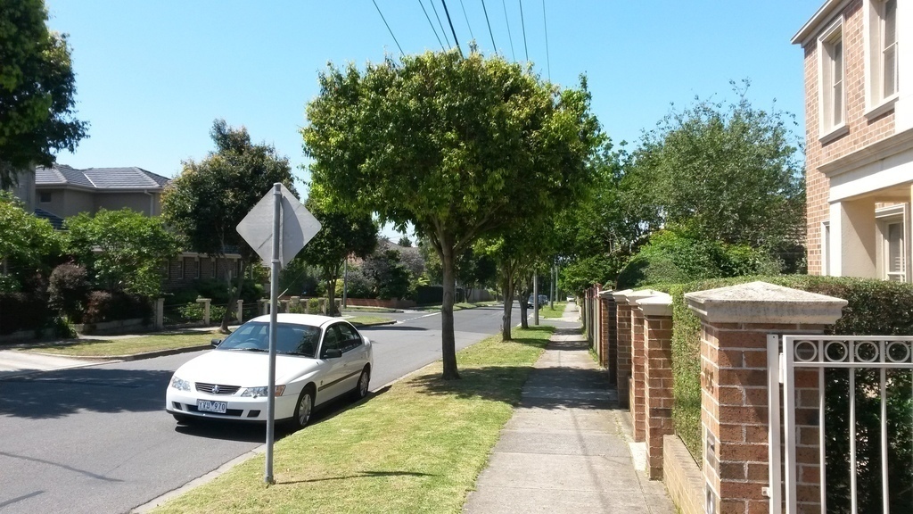 Street outside our home
