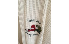 Even monogrammed bath robes.
