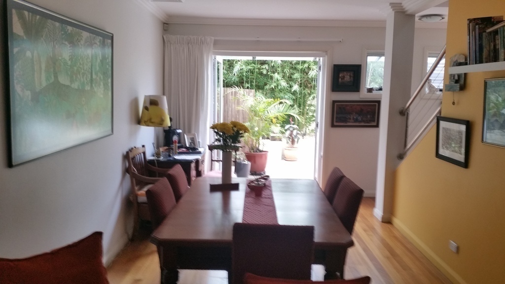 Dining room opening onto terrace