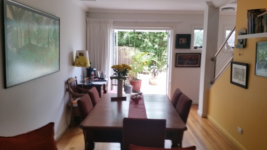 Dining room opening onto terrace