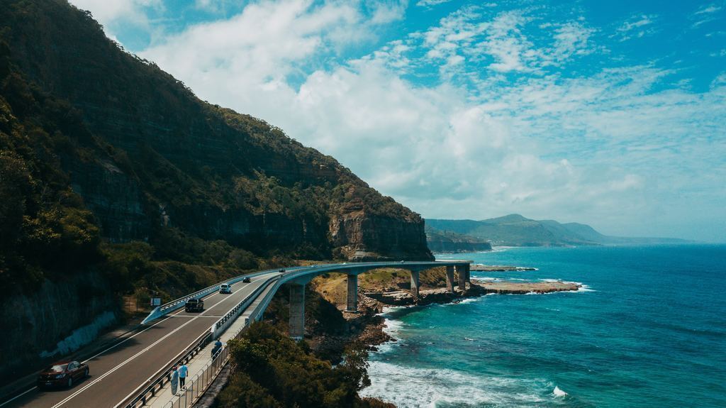 The Sea Cliff Bridge (photo by Fezbot2000 on Unsplash)