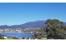 Our view toward the city centre,  only minutes away.   