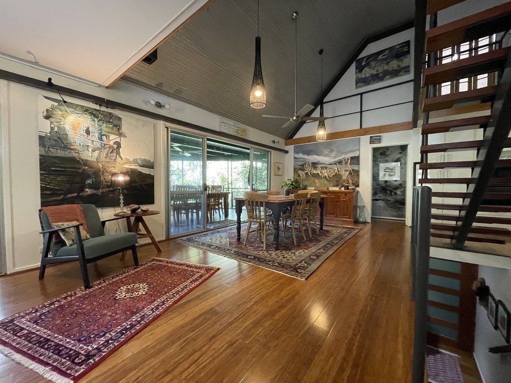 Dining area with view to front veranda