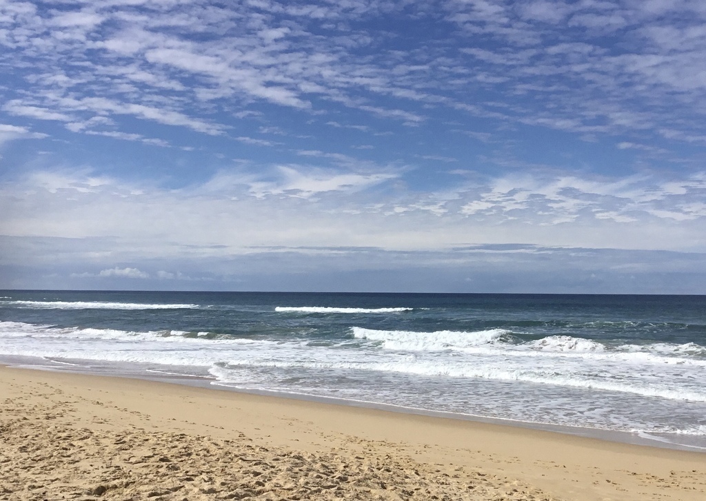 Beautiful golden sand beach, 1 km from our home.