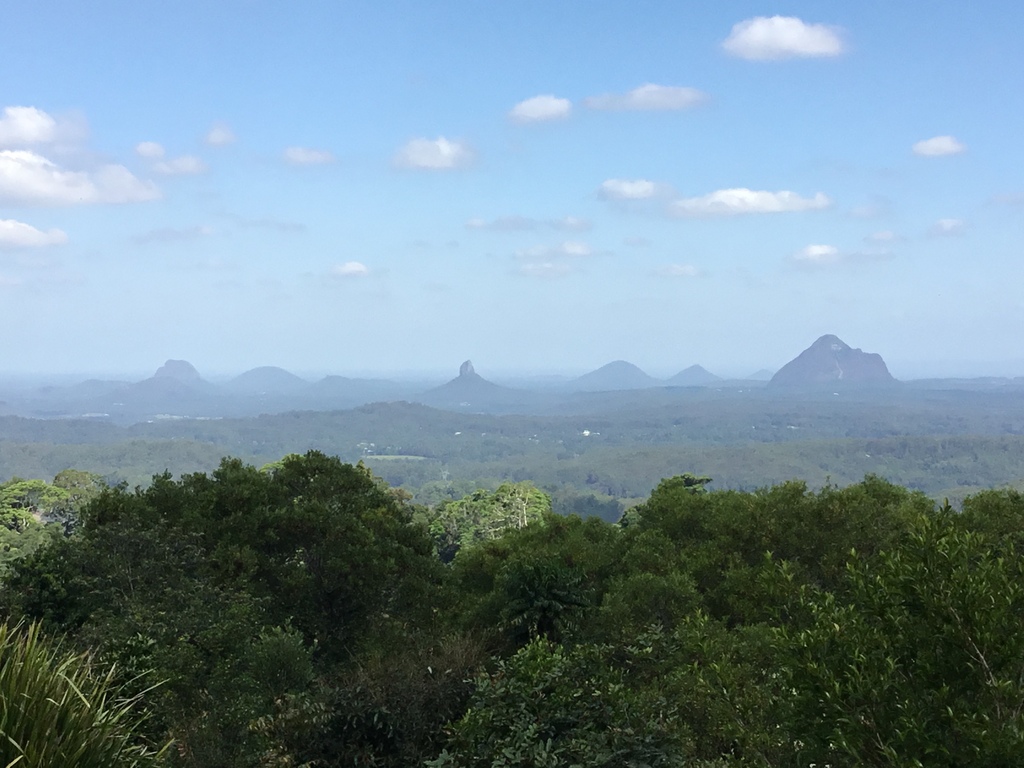 View to the south from Mary Cairncross reserve.
