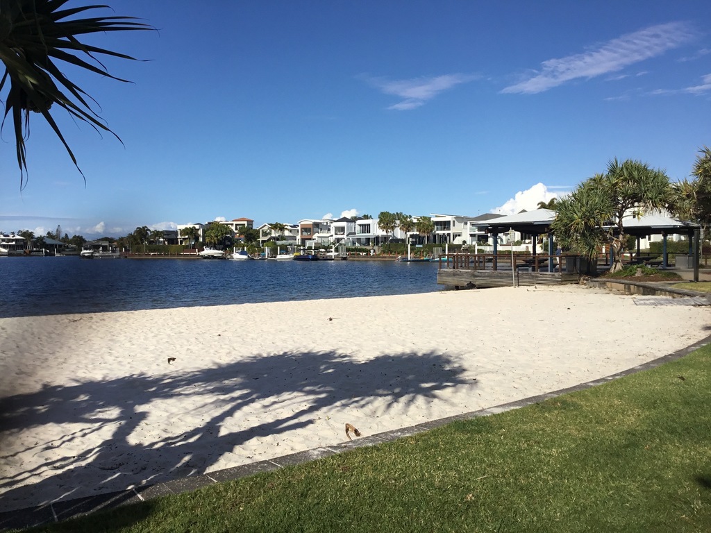 Double bay beach, canal walk from our home.