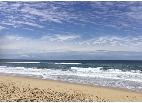Beautiful golden sand beach, 1 km from our home.