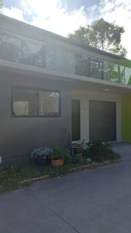 Front of our 2 level townhouse