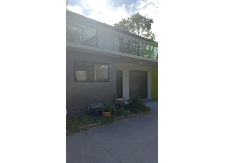 Front of our 2 level townhouse