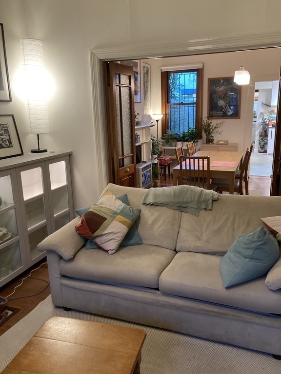 Living room to dining room