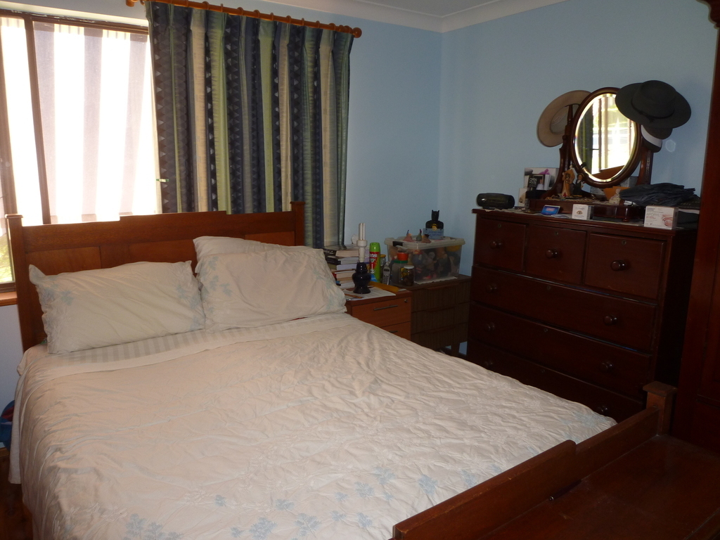 Our main/master bedroom - available for use during simultaneous exchanges