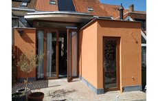 terrace at the back