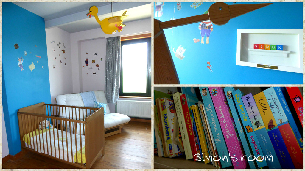 tegenwoordig 1 persoonsbed, reisbedje wel mogelijk - maintenant lit pour 1 personne, lit de bébé possible