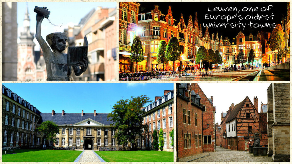 Leuven, just over 15 min by train and worth the trip!