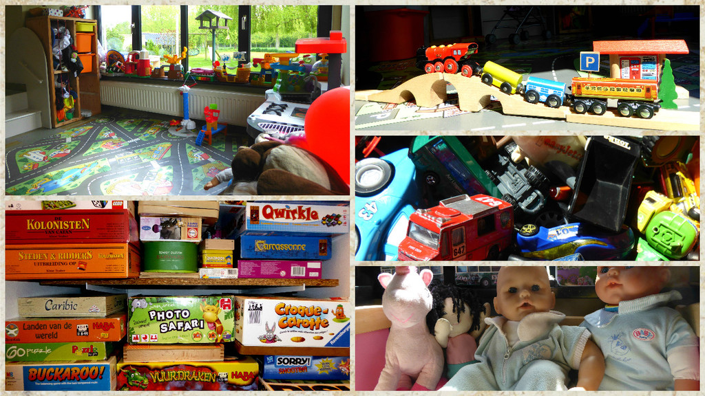 4 children so lots of toys and games...