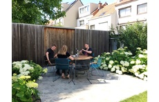 Terrace in the shadow